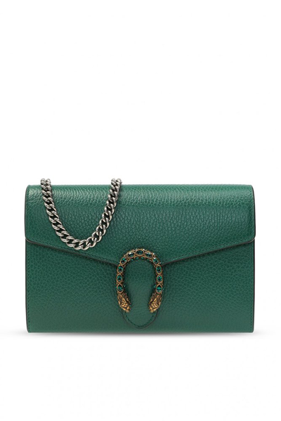 Gucci Dionysus Mini Shoulder Bag In Green