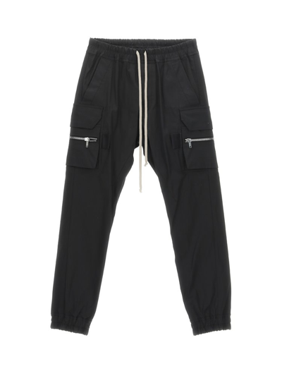 Rick Owens Drawstring Pants In Black