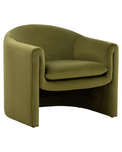 Safavieh Couture Laylette Upholstered Accent Chair In Olive