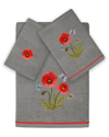 Linum Home Textiles Polly 3pc Embellished Turkish Cotton Towel Set