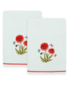 Linum Home Textiles Polly 2pc Embellished Turkish Cotton Bath Towel Set
