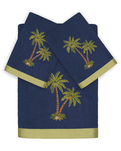 Linum Home Textiles Palmera 3pc Embellished Turkish Cotton Towel Set
