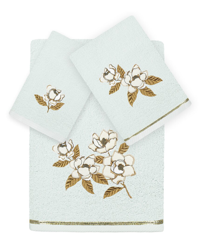 Linum Home Textiles Maggie 3pc Embellished Turkish Cotton Towel Set