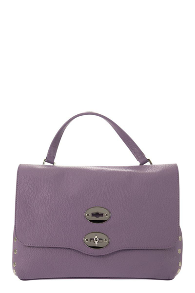 Zanellato Postina S Leather Handbag In Lilac