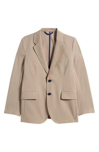 Vineyard Vines Kids' Boy's On-the-go Lightweight Blazer In Khaki