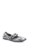 Free People Gemini Ballet Flat In Metallic