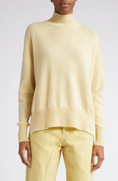 Jil Sander Cashmere And Cotton Blend Sweater In Cream