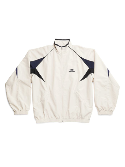 Balenciaga 3b Sports Icon运动夹克 In White