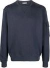 Herno Flap-pocket Detail Sweatshirt In Blue