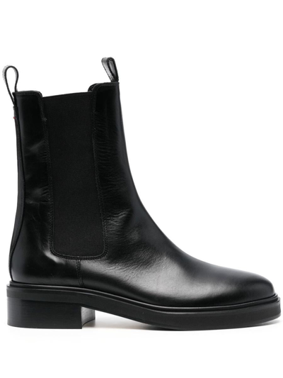 Aeyde Jack Leather Ankle Boots In Black