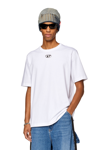 Diesel T-just-doval-pj Cotton T-shirt In White