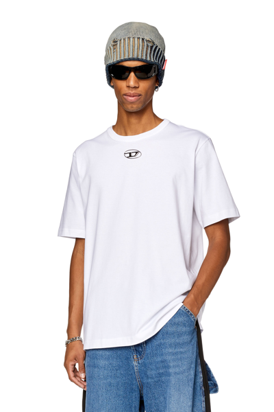 DIESEL T-SHIRT WITH INJECTION MOULDED LOGO