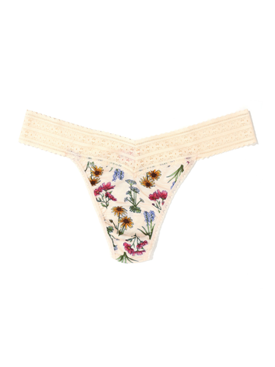 Hanky Panky Printed Dreamease™ Original Rise Thong In Multicolor