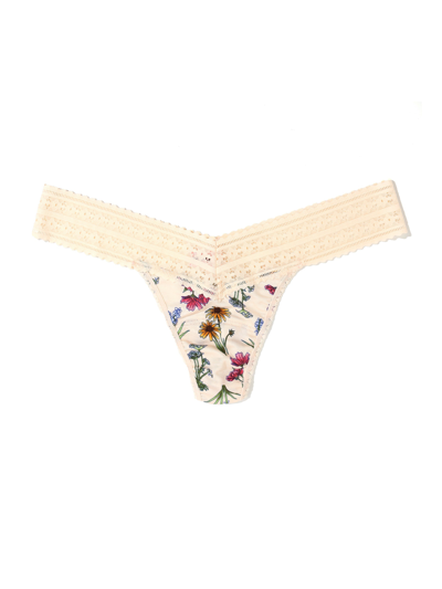 Hanky Panky Printed Dreamease™ Low Rise Thong In Multicolor