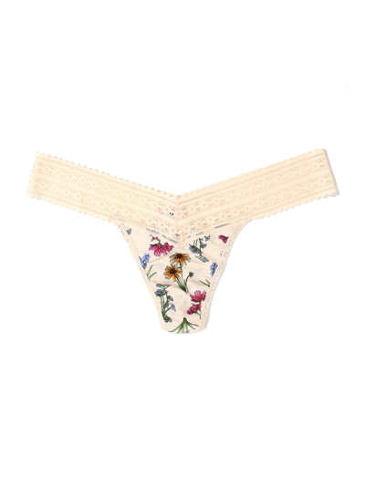 Hanky Panky Printed Dreamease® Low Rise Thong In Multicolor