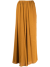 FORTE FORTE OFF-CENTRE BUTTON-FASTENING MAXI SKIRT