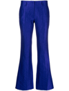 FORTE FORTE TEXTURED FLARED TROUSERS