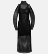 ALAÏA ALAÏA SHEER NET GOWN