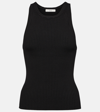 CO RIBBED-KNIT JERSEY TANK TOP