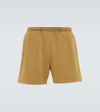 Acne Studios Cotton Shorts In Green