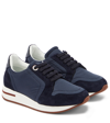 LORO PIANA MY WIND SUEDE-TRIMMED SNEAKERS