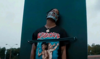 Pre-owned Band Tees Vintage Exodus T-shirt Bonded By Blood Travis Scott Style In Black