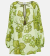 ETRO 印花苎麻纤维罩裙