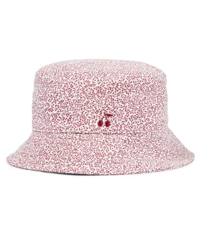 Bonpoint Kids' Bob Theana Floral Bucket Hat In White