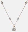 GUCCI DOUBLE G EMBELLISHED NECKLACE