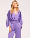 Ramy Brook Cheri Wide Leg Jumpsuit In Passion Purple