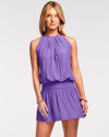 Ramy Brook Paris Sleeveless Mini Dress In Passion Purple