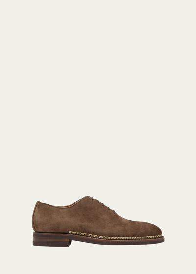 Bontoni Leather Carnera Shoes In Tortora