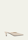 Totême The Satin Mule Sand In Beige