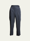 Vince Tapered Pull-on Pants In Coastal
