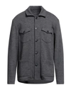 Altea Man Shirt Lead Size L Virgin Wool In Grey