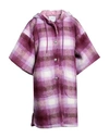 Gaelle Paris Gaëlle Paris Woman Coat Purple Size 8 Wool, Polyester In Purple