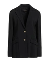 Trussardi Woman Suit Jacket Black Size 10 Polyester, Elastane