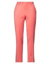 ALBERTO BIANI ALBERTO BIANI WOMAN PANTS SALMON PINK SIZE 8 VIRGIN WOOL, ELASTANE