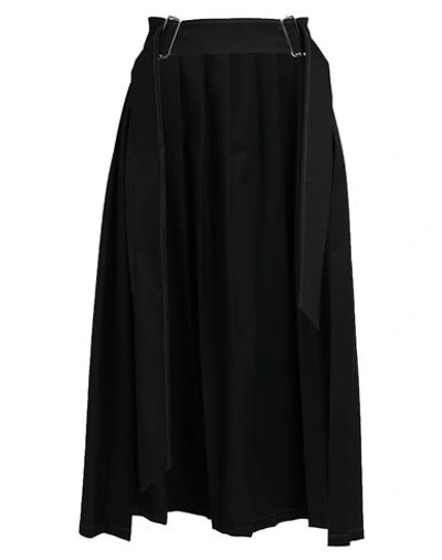 Sfizio Woman Midi Skirt Black Size Onesize Polyester, Viscose, Elastane