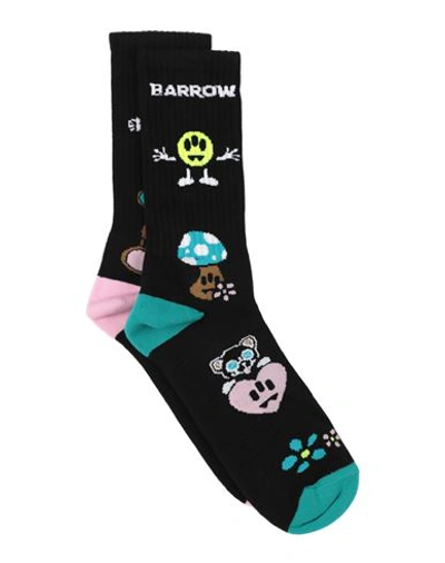 Barrow Man Socks & Hosiery Black Size Onesize Cotton, Polyamide, Elastane