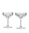 BACCARAT SET OF 2 HARCOURT TALLEYRAND ENCORE CHAMPAGNE GLASSES (260ML)