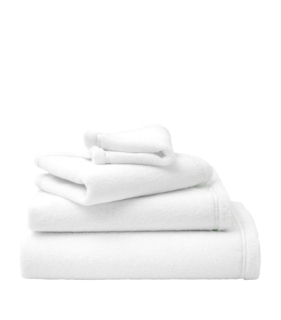 Yves Delorme Duetto Blanc Bath Sheet (100cm X 160cm) In White