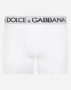 Dolce & Gabbana Two-way-stretch Cotton Jersey Regular-fit Boxers In White