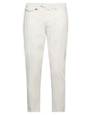 Barbati Man Pants Off White Size 44 Cotton, Polyester, Elastane