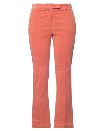 Ql2  Quelledue Ql2 Quelledue Woman Pants Salmon Pink Size 10 Cotton, Elastane