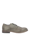 Ixos Man Lace-up Shoes Military Green Size 11 Soft Leather In Green