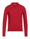 Raw Lab Man Sweater Red Size Xl Virgin Wool, Cashmere