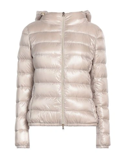 Herno Giada Pearl Grey Down Jacket