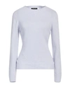 Aragona Woman Sweater Light Blue Size 8 Wool, Cashmere In Blue