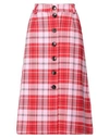 Essentiel Antwerp Woman Midi Skirt Red Size 10 Polyester, Viscose, Elastane